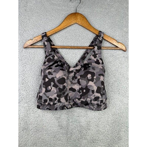 Athleta camo mesh back sports bra 32dd - Picture 1 of 5